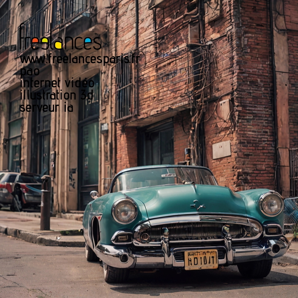 Pao mise en page internet vidéo illustration 3d serveur IA générative AI freelance paris studio de création magazines bhqm78u0